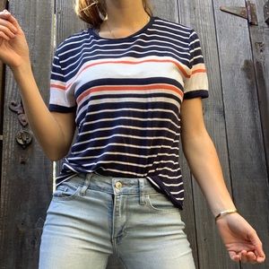 Striped Abercrombie and Fitch soft tee shirt